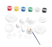EXAOMBLE 2 Sets DIY Solar System Foam Balls Craft Kit of Polystyrene Planet Balls for School Projects Crafts Home Decoration for Educational Activities and Imaginative Play