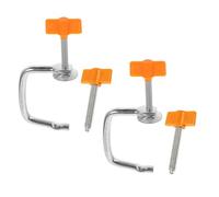 EXAOMBLE 2 Sets Manual Pasta Machine Clamp Replacement Clips for Hand Crank Pasta Makers, Iron and Pp Material Fixing Clamps for Enhanced Kitchen Efficiency, for Home Kitchen Use