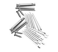 EXAOMBLE 2 Sets Mini 8-keys Thumb Piano Kalimba Diy Finger Musical Instruments Portable Home Kalimba for Beginners with Crystal Keys and Steel Tines