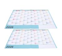 EXAOMBLE 2026 Jumbo Wall Calendar 2pcs Large Vertical Year Planner Poster 29 x 21 Oversized Paper Calendar for Home Office School Study Planner