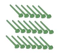 EXAOMBLE 20pcs Bird Perch Poles for Parrots Plastic Standing Sticks for Budgies and Cockatiels Easy to Install Bird Supplies Space Saving Perch