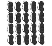 EXAOMBLE 20Pcs Comfortable Disposable Eye Masks Soft Blindfolds for Sleeping Blackout Eye Covers Individual OPP Bags for Home Travel Office Use