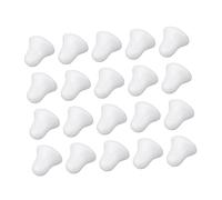EXAOMBLE 20pcs Foam Jingle Bell Pendants DIY Craft Materials for Christmas Tree Decorations Lightweight Bell Shape Models for Painting Embellishing and Holiday Handmade Projects
