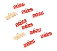 EXAOMBLE 20pcs Metal Charms Graduation Pendants for DIY Jewelry Making Versatile Craft Accessories for Necklaces Bracelets Keychains Artistic Finish for Modern Fashion
