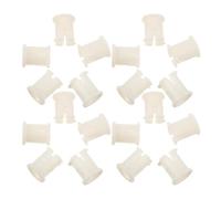 EXAOMBLE 20Pcs Office Chair Caster Socket Inserts Replacement, Small Stem Swivel Furniture Wheel Sleeve, Compatible with Computer and Executive Chair Castors, Furniture Socket Caps for