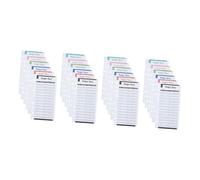 EXAOMBLE 24Pcs Budget Sheets Refill for Cash Binder Multi-Color Expense Tracking Cards for Home Office Business Financial Planning and Money Management