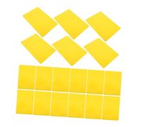 EXAOMBLE 24pcs Rewritable PVC Price Tags Double-Sided Yellow Retail Store Supermarket Price Signs Blank Display Cards for Business Labeling and Fast Pricing Adjustments