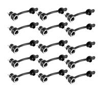 EXAOMBLE 24pcs Threaded Dc Power Connectors with Waterproof Covers, Plastic Panel Mount Sockets for 2.1mm Dc Power Plug, Wide Application and Insulation for Electronic Devices