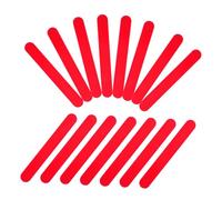 EXAOMBLE 25pcs Professional Plastic Tongue Depressors Safe and Smooth Design for Pediatric Oral Care Laboratory Use and Crafts Durable Glue Spreader Sticks Red
