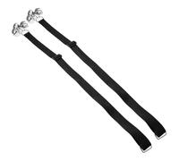 EXAOMBLE 2pcs Adjustable Dog Door Bell for Potty Training Pet Training Bells with Adhesive Hooks Loud and Distinct Sound for Communication Suitable for Various Door Handles