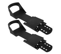 EXAOMBLE 2pcs Adjustable Foot Pedals for Rowing Machines Compatible with Magnetic and Wind Resistance Types, Ergonomic Plastic Foot Support with Universal Fit for Cardio Training in Small