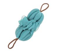 EXAOMBLE 2pcs Blue Bath Scrubber Strip for Daily Body Deep Cleaning with Lanyard Design, Made of Sturdy Pe Material, for Home and Dormitory Use