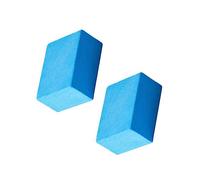 EXAOMBLE 2pcs Blue Multifunctional Cleaning Sponges for Mirror and Bathroom Glass, Powerful Eraser Sponge for Kitchen and Household Cleaning