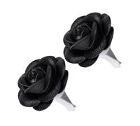 EXAOMBLE 2Pcs Car Vent Clips Essential Oil Diffuser for Automotive Vehicles Elegant Flower Design Air Conditioning Outlet Decoration Durable and Compact Scent Pads for