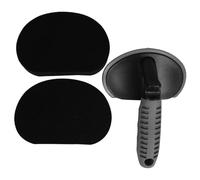 EXAOMBLE 2pcs Car Wash Sponge Handle Efficient Cleaning High-density Abs Nylon Material Black Multi-purpose Exterior Car Cleaning Tool
