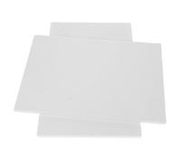 EXAOMBLE 2Pcs Ceramic Fiber Board 10Mm Thick 200X300Mm Fireproof Heat Insulation Pad for Boiler Stove Kiln High Temperature Applications