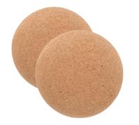 EXAOMBLE 2pcs Cork Massage Ball Yoga Massaging Roller Ball for Release Fitness Roller for Foot Massager Hand Massager and Yoga Practice