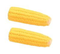 EXAOMBLE 2pcs Dog Molar Corn Toy Latex Chew Plaything for Puppies Safe and Washable Dog Squeaky Toy for Boredom Relief and Health