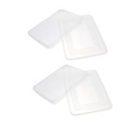 EXAOMBLE 2pcs Dumpling Storage Box with Lid Refrigerator Crisper Organizer for Home Kitchen Airtight Food Preservation Tray for Dumplings Vegetables Meat and Seafood Stackable and Practical