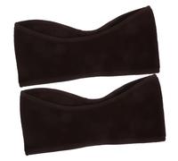 EXAOMBLE 2pcs Elastic Headbands for Women Fleece Ear Warmers for Running Cycling Hiking Thermal Windproof Headband for Cold Weather Protection