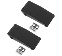 EXAOMBLE 2pcs Elastic Shock Absorbing Draw Latch Lock with Rubber and Iron Over Center Catch Mechanism, Heavy Duty Hood Hold Down Latch for Coolers and Utility Boxes in Industrial Settings