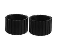 EXAOMBLE 2pcs Fitness Equipment Foot Pads Durable Rubber Leg Protectors for Gym Gear Nonslip Design Easy Installation Noise Reduction Compatible with Various Fitness Equipment