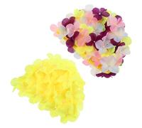 EXAOMBLE 2pcs Floral Swim Caps for Women, 3d Petal Shape Nylon Swimming Hats, Multi-purpose and Increased Visibility for Water Sports Activities and Swimming Lessons