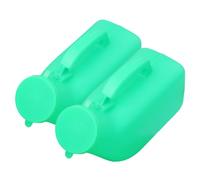 EXAOMBLE 2Pcs Household Male Urinal Containers Portable Urine Bottles for Travel Ergonomic Design Sturdy and Reusable for Long Distance Journeys and Emergencies Random Color