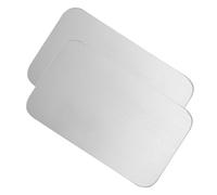 EXAOMBLE 2pcs Large Aluminum Cooling Pad 30x20cm for Rabbits Hamsters Chinchillas Pet Cage Heat Dissipation Summer Cooling Mat