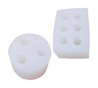 EXAOMBLE 2Pcs Mini Spiral Silicone Candle Molds Cylinder and Twisted Pillar Shape for Resin Craft and Birthday Cake Decoration