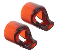 EXAOMBLE 2pcs Portable Flute Aid Mouthpiece 22mm Replacement Blow Training Device for Beginner Flute Players Music Practice Accessory Suitable for G Key