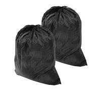 EXAOMBLE 2pcs Reptile Carrier Bag Portable Small Pet Transport Pouch for Snakes Lizards More Breathable Design for Travel Black Medium