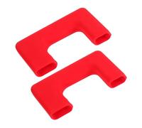 EXAOMBLE 2pcs Silicone Car Tow Hook Covers for Front Bumper Protective Trailer Hitch Caps for Rvs and Caravans Dustproof Towing Accessories Enhancing Safety and Appearance