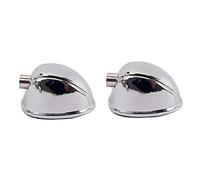 EXAOMBLE 2pcs Silver Metal Drum Set Lug Replacement Parts with Strong Hold Single-end Snare Drum Ear Claw Hooks Connectors