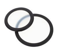 EXAOMBLE 2pcs Universal Stethoscope Diaphragm Replacement, Cardiology Stethoscope Accessories Kit for Adult and Pediatric Models, Bell Cover Membranes Set for Medical Diagnostics