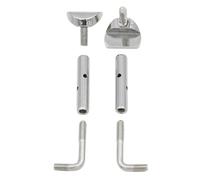 EXAOMBLE 2pcs Violin Chinrest Screws Violin Accessories Helping Tools for DIY Setup
