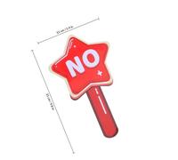 EXAOMBLE 2pcs Yes No Paddles Double Sided Plastic Voting Paddles with Handle Design for Judging and Interactive Activities, Large Fonts for Easy Viewing, Portable Classroom Score Boards