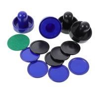 EXAOMBLE 2Sets Air Hockey Replacement Accessories Includes Paddles Paddles Pucks Pucks for Home Arcade and Carnival Use