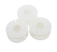 EXAOMBLE 3 Pcs Copper Wire Frequency Divider Frame round Audio Cable Reel Cord Carrier Wire Storage for Speaker Parts White