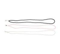 EXAOMBLE 3 Pcs Dress Zipper Pull Helper Set 120Cm Zipper Extender Cord in Black, White Pink for Evening Dresses Elderly