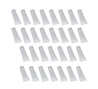 EXAOMBLE 30 Pcs White Frosted Travel Empty Cream Containers with Leakproof Design 10ml Reusable Pe Pp Cosmetic Squeeze Bottles for Skincare Dispenser and Portable Makeup Storage