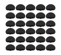 EXAOMBLE 30pcs Black Guitar Tuning Pegs for Bass and Acoustic Guitar, Universal Fit Plastic Machine Heads with User-friendly Design and Classic Finish, for Beginners and Professionals