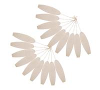 EXAOMBLE 30pcs Unfinished Wooden Surfboard Cutouts Decorative Surfboards for Wall Colorful Design DIY Craft Young Learners Embellishments Scrap Booking
