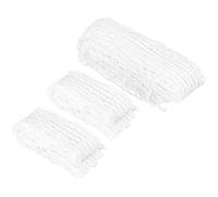 EXAOMBLE 3pcs Cotton Meat Net Roll for Ham and Pig's Feet Sausage Tying, Safe to Use Kitchen Packaging Net Made of Sturdy Cotton Thread, for Home and Shops Sausage Making Supplies