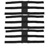 EXAOMBLE 3pcs Fire Extinguisher Fixing Strap for Car and Truck Use, Black Nylon Extinguisher Holder Band with Quick Access and Simple Installation, Adjustable Mounting Strap for Vehicle