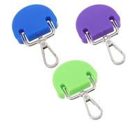 EXAOMBLE 3pcs Kayak Gear Mounting Clip for Deck Equipment Utility Attachment Clamp with Snap Hook Secure Sup Bungee Cord Organizer for Paddle Board Accessories and Outdoor Gear
