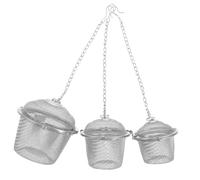 EXAOMBLE 3pcs Ultrasonic Cleaner Baskets Stainless Steel Mesh Small Parts Holder for Jewelry and Accessories Household Cleaning Removes Dirt and Grease Reaches Tiny Crevices