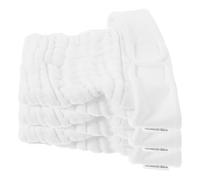 EXAOMBLE 3pcs White Cotton Diapers for Newborn Babies, Strong Absorbency and Washable Newborn Diapers, for Outdoor and Travel Use