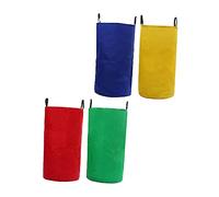 EXAOMBLE 4 Pcs Kangaroo Jumping Bags Durable Outdoor Sack Race Props for Fun Lawn Game Supplies for Group Activities Parties Random Mixed Colors Random Color