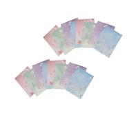 EXAOMBLE 40pcs Japanese Style Stationery Letter Paper with Beautiful Blossoms Pattern Design, Smooth Writing Paper for Writing and Printing, Assorted Colour Sets for Personal Or University